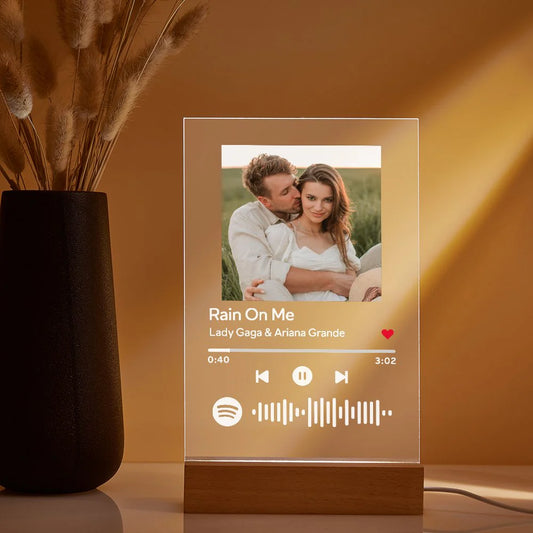 Customizable Spotify Photo Music Plaque Night Light *Best Seller*